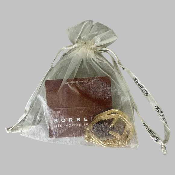 Sorrelli Women’s Gemma Dangle Sparkling Crystal Piece Earrings Gold Tone Finish - Picture 2 of 5